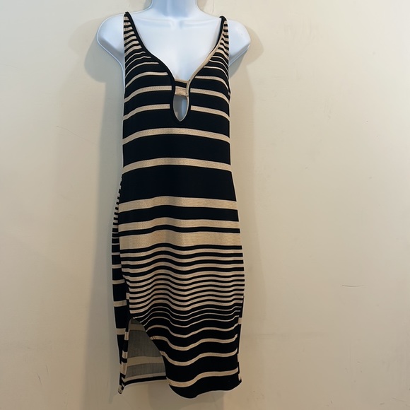 Brat Star Sleeveless Multi Strip Dress Size XL - Picture 5 of 9